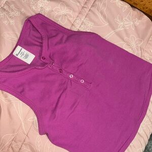 No Boundaries Purple Tank Top